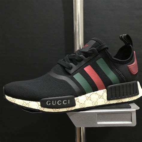 gucci adidas nmd black|gucci nmd online.